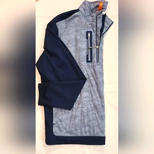 Peter Millar blue XL quarter zip golf pullover